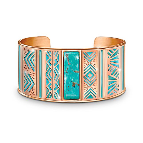 'Nature's Healing Embrace' Copper Cuff Bracelet