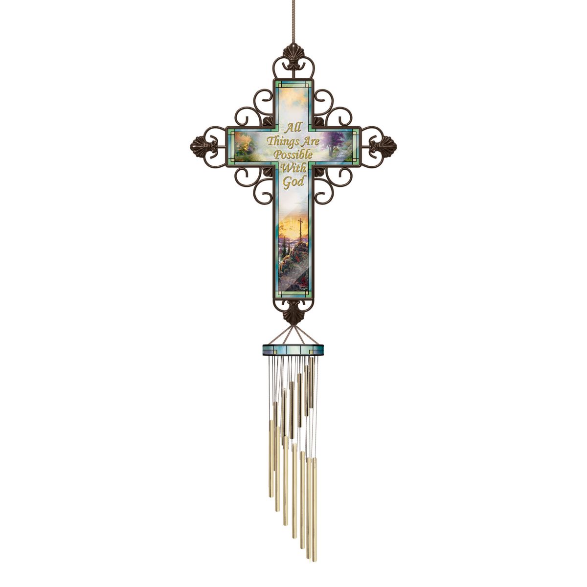 Thomas Kinkade Heavensong ‘Faith’ Wind Chime