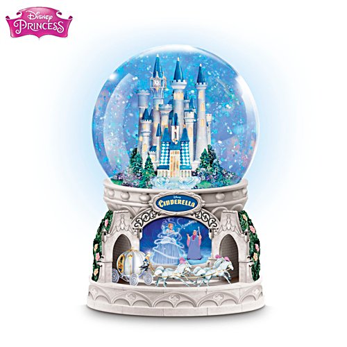 Disney Cinderella Illuminated Musical Glitter Globe