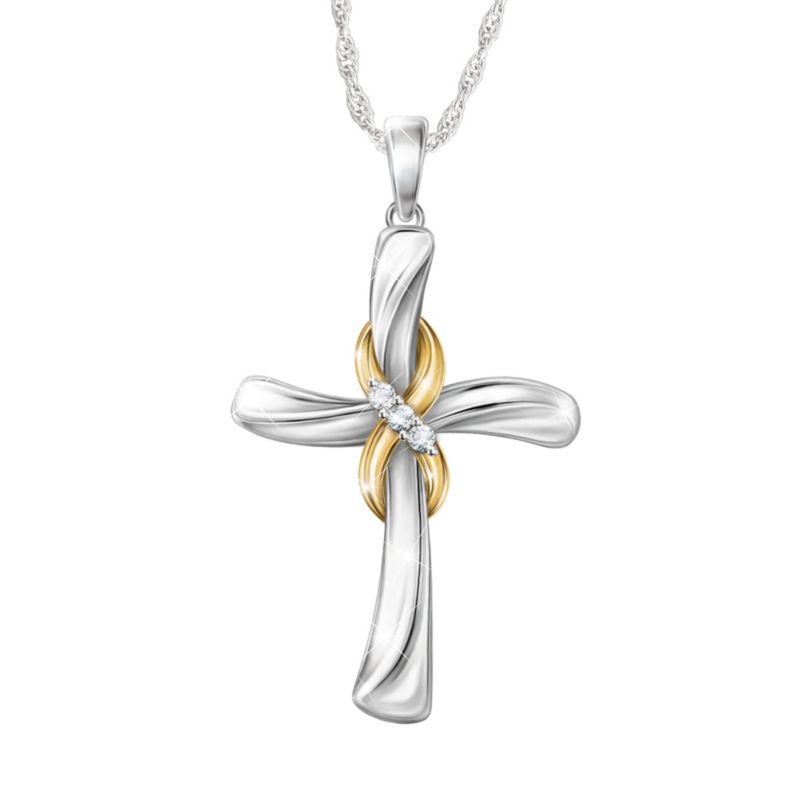 Für immer im Glauben - Kreuzanhänger 