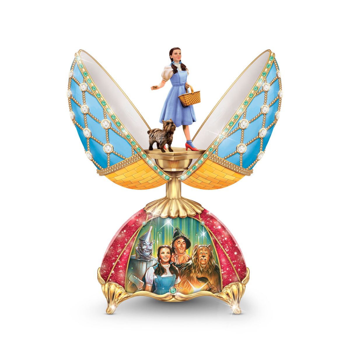 THE WIZARD OF OZ Faberge-Inspired Musical Egg