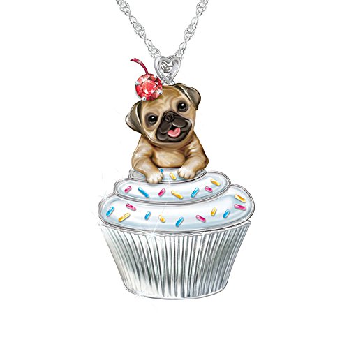 'Sweetest Pupcake' Pug Ladies' Pendant