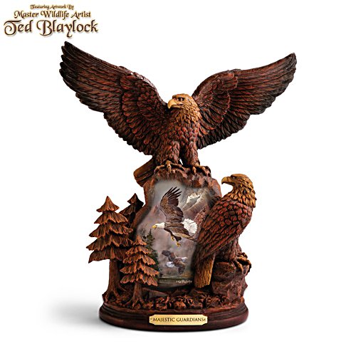 'Majestic Guardians' Eagle Sculpture