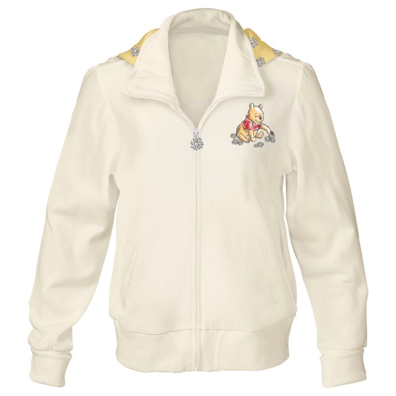 Licensed Disney Poly Cotton Ladies' Hoodie Apparel: Disney Winnie the Pooh  'Friends Together' Ladies' Hoodie
