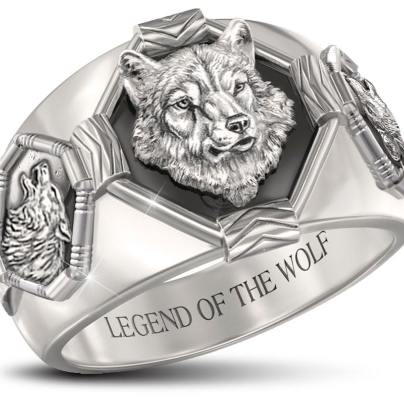 Prime Pristine 8mm Stainless Steel Spinner Ring - Comfort Fit Engraved Band For Men & Women - View #10