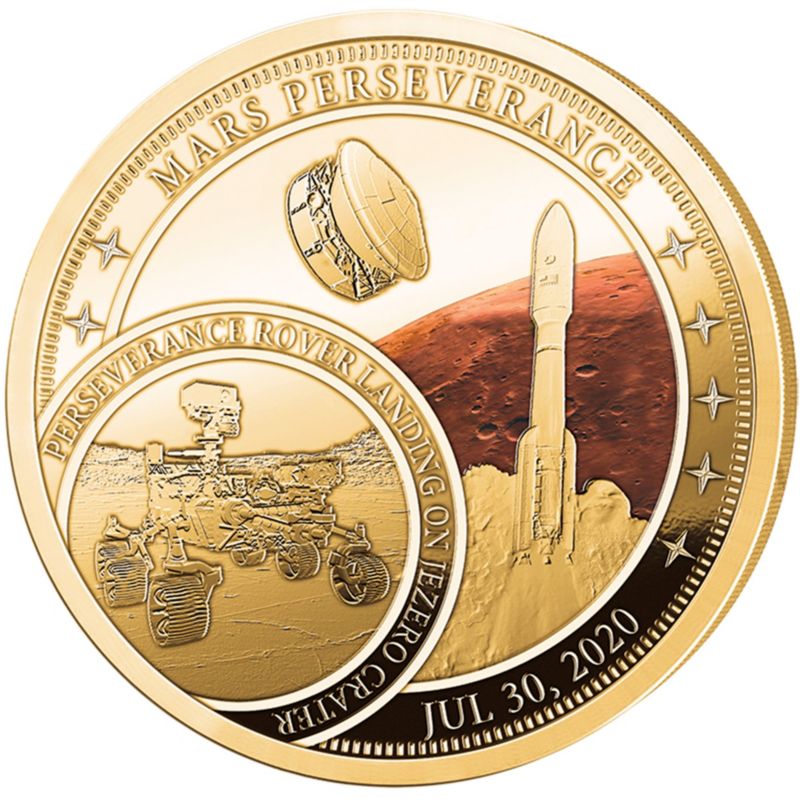 Mars Rover Gold NASA's Mars Perseverance Rover Has Debris Obstructing