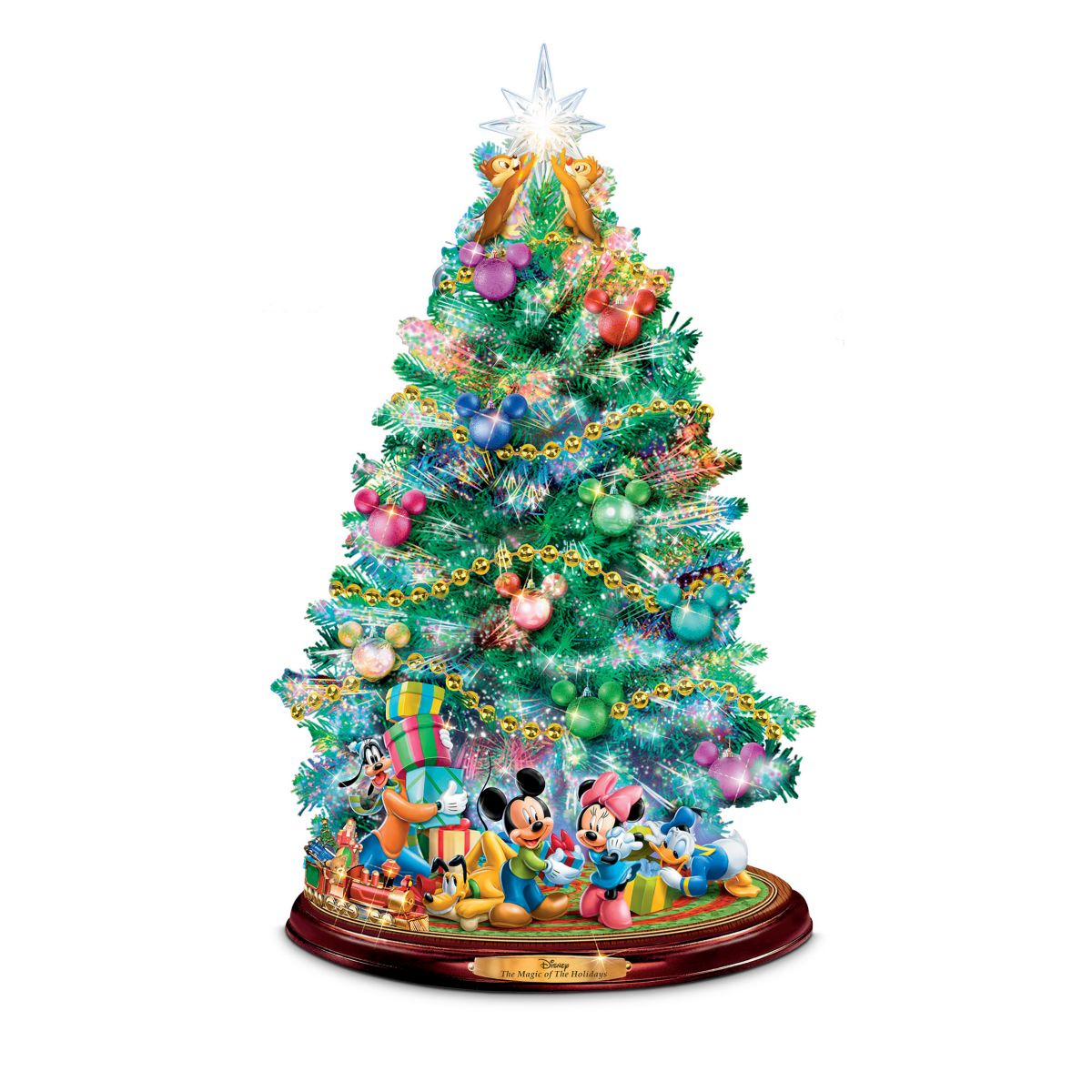 Disney 'The Magic Of The Holidays' Illuminated Fibre-Optic Tabletop Tree