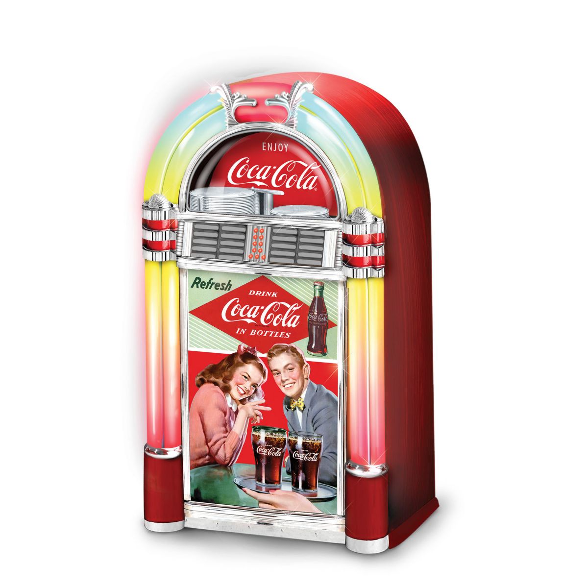 COCA-COLA 'Always Refreshing' Retro Jukebox Sculpture