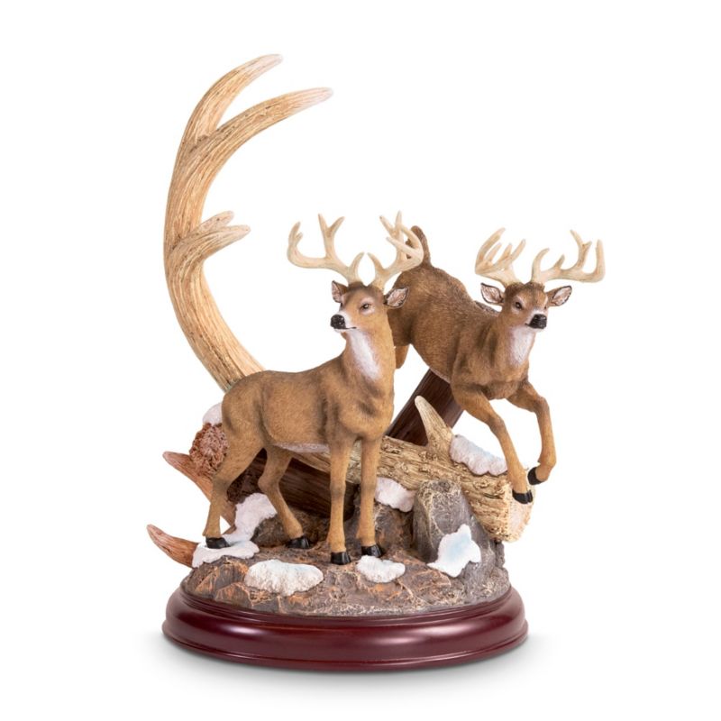 'Noble Kings' Buck Sculpture