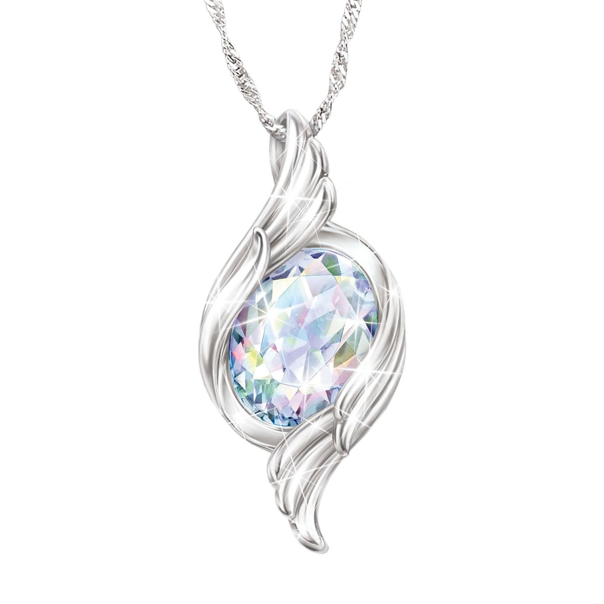 Angel Aura Quartz 'Heavenly Blessings' Pendant