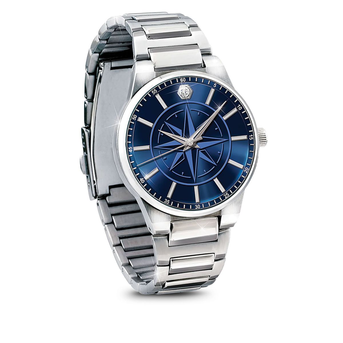 'Proud to Call You Son' Personalised Genuine Diamond Men's Watch