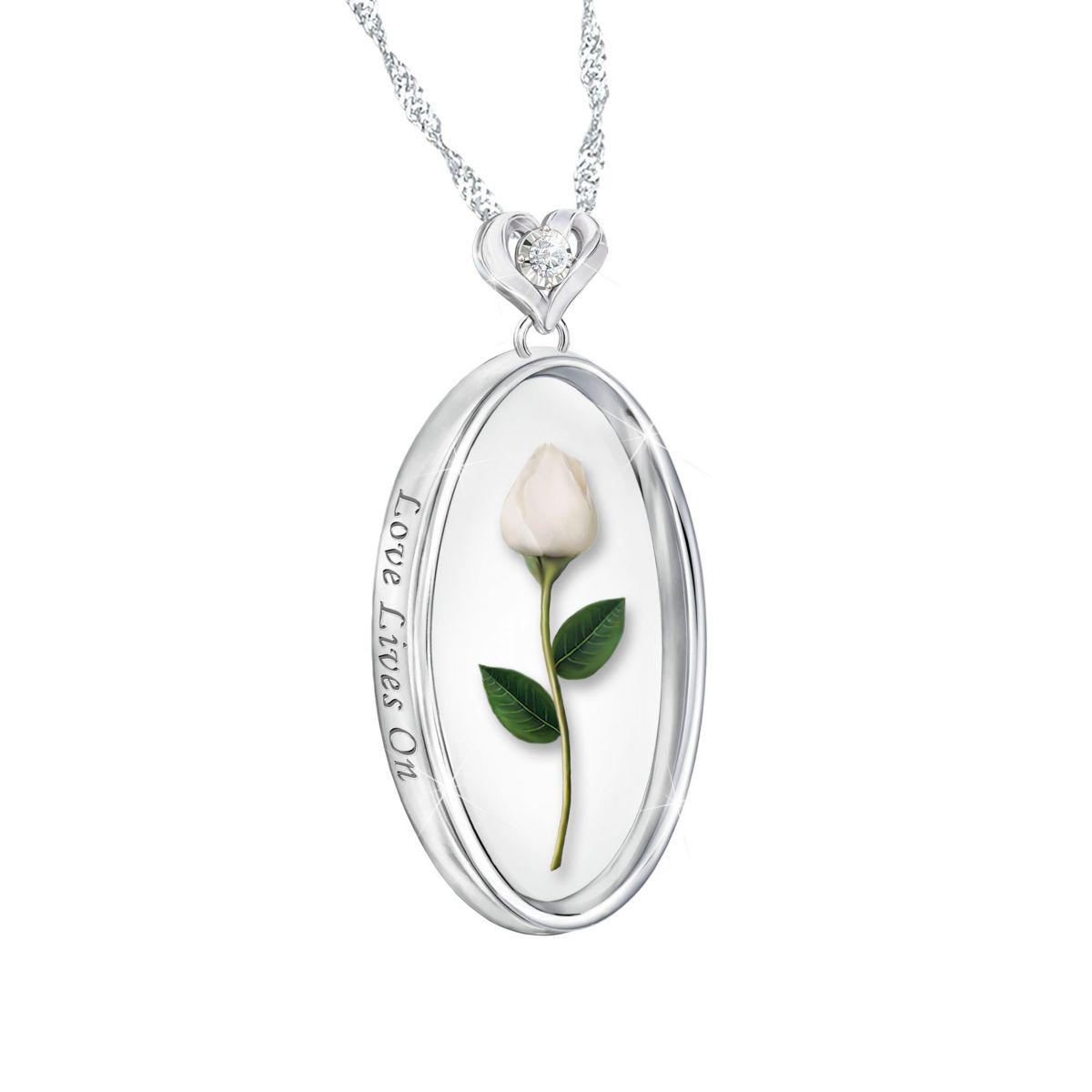 'Love Lives On Diamond' Ladies' Pendant