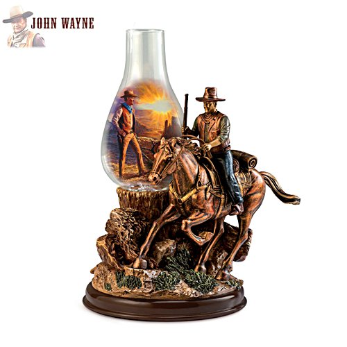 John Wayne 'Western Hero' Hurricane Lamp