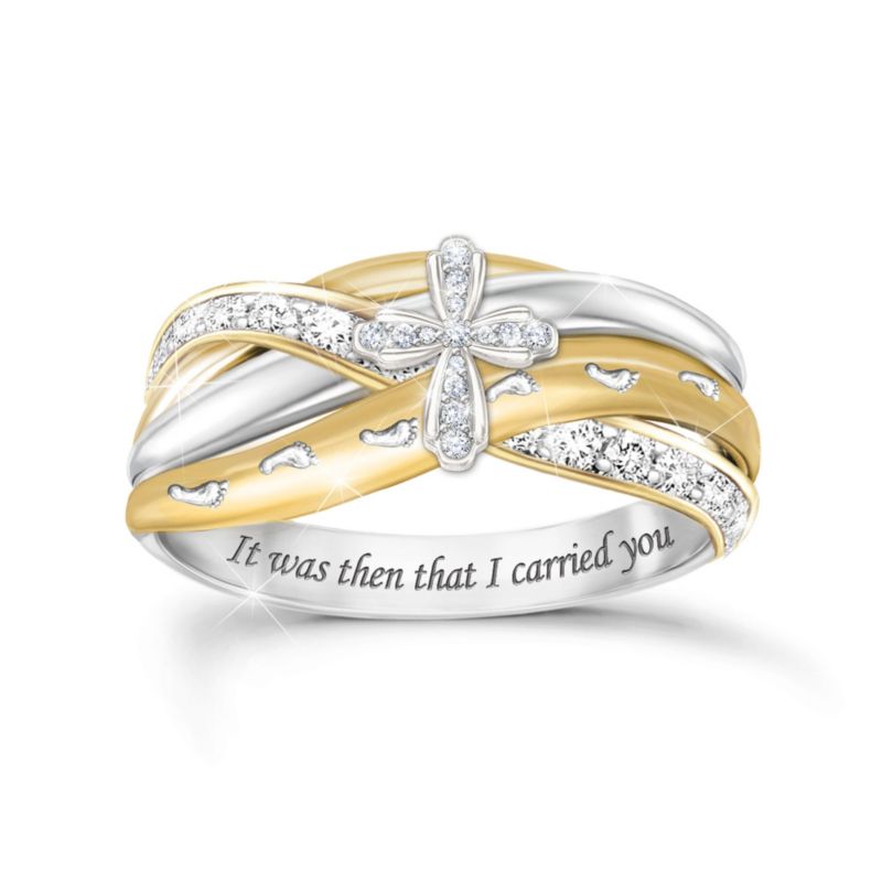 'Footprints In The Sand' Ladies' Diamond Ring