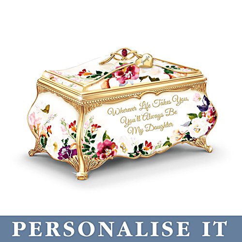 ‘Daughter, Wherever Life Takes You’ Personalised Music Box