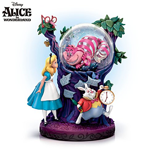 Disney Alice in Wonderland Illuminating Musical Glitter Globe