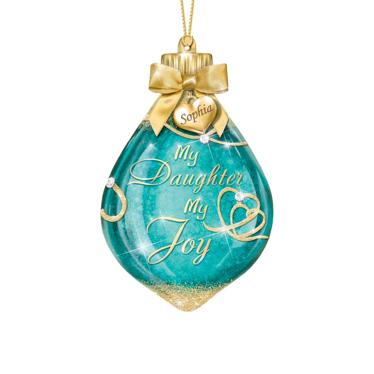 Daughter Illuminated Personalised Ornament