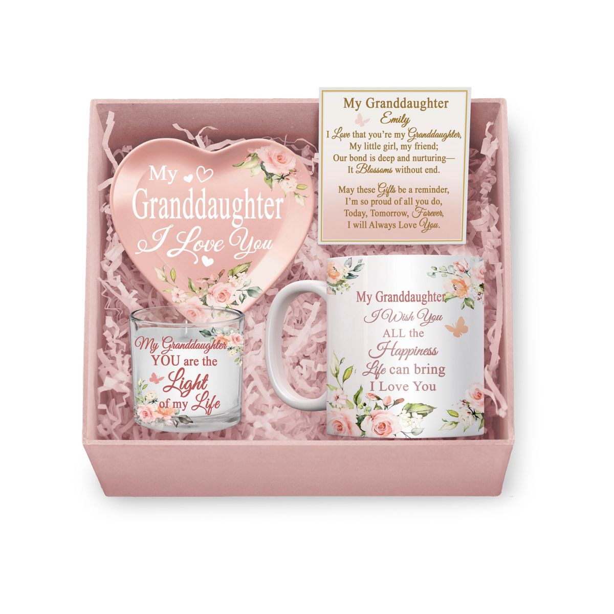 'Granddaughter, I Love You' Personalised Gift Box Set