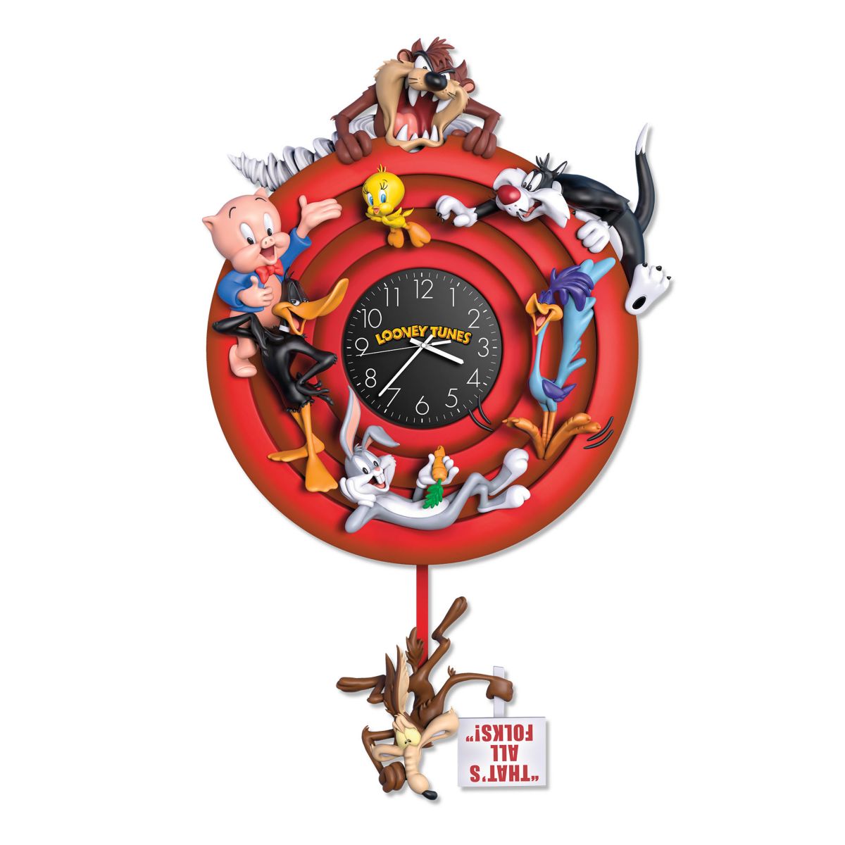 LOONEY TUNES Characters Wall Clock