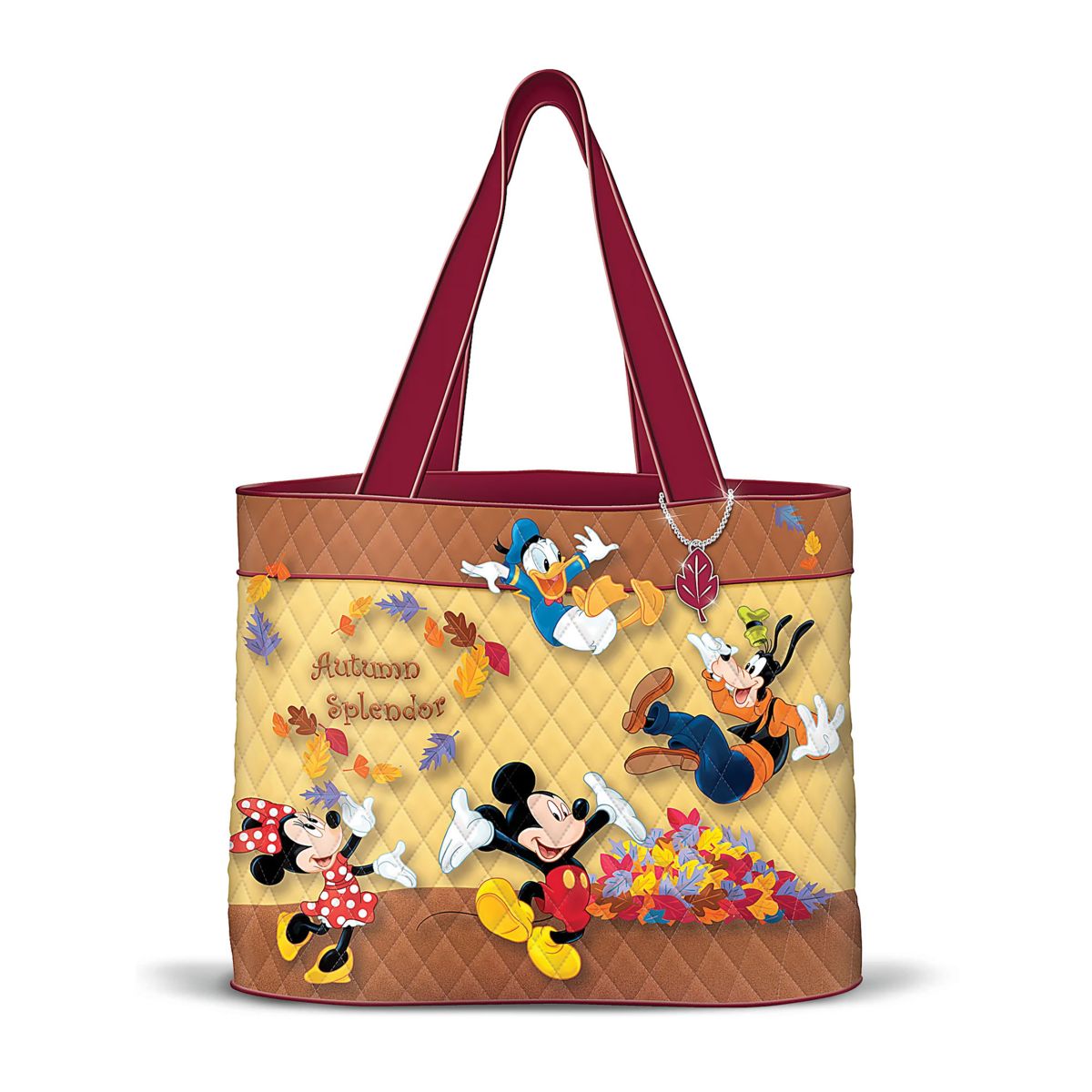Disney Mickey & Friends Quilted Autumn Tote Bag