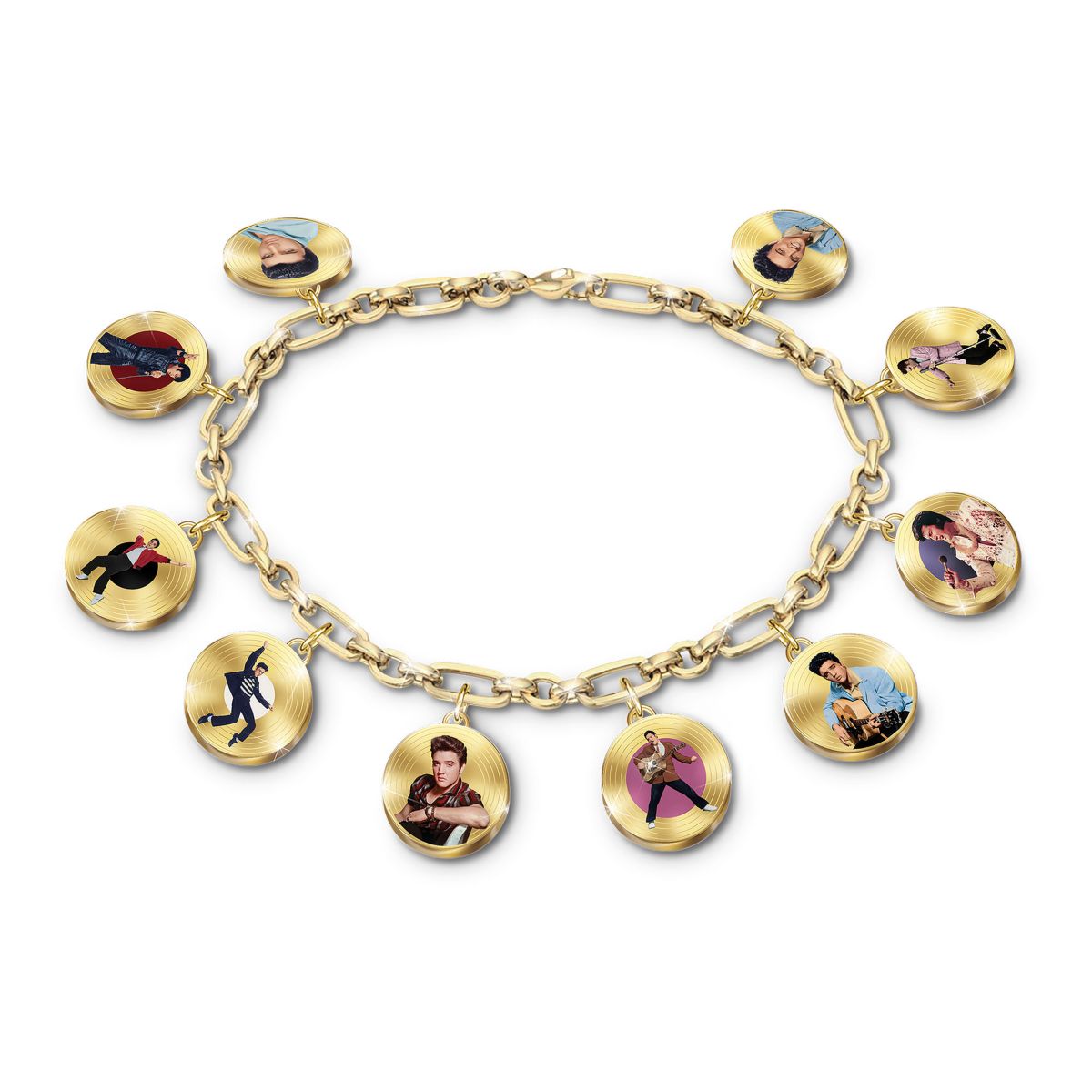 ‘Ultimate I Love Elvis ’ Charm Bracelet