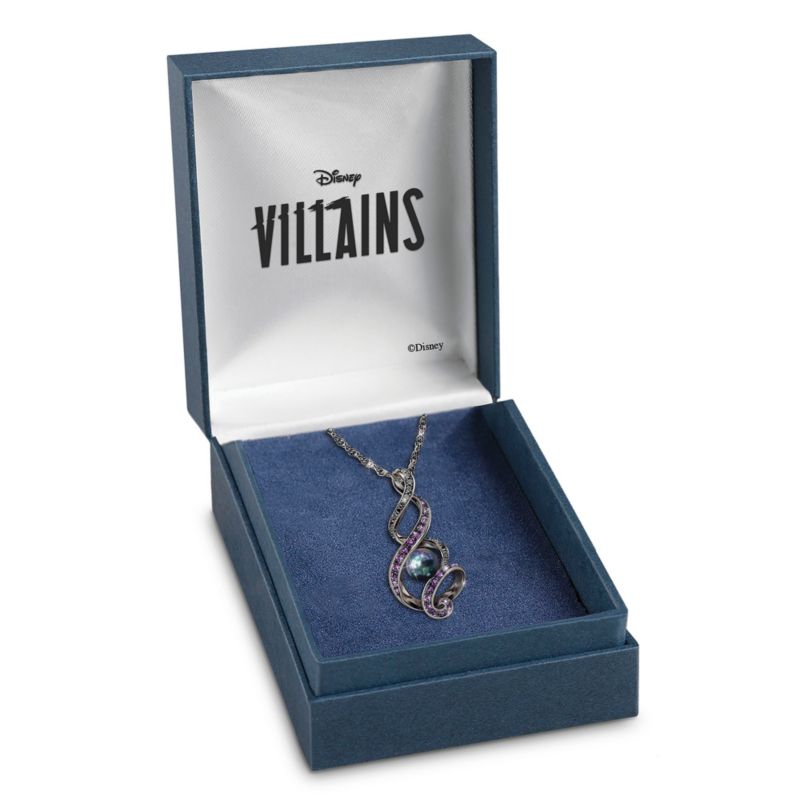 Disney Villains Ursula Solid Sterling Silver Black Rhodium-Plated