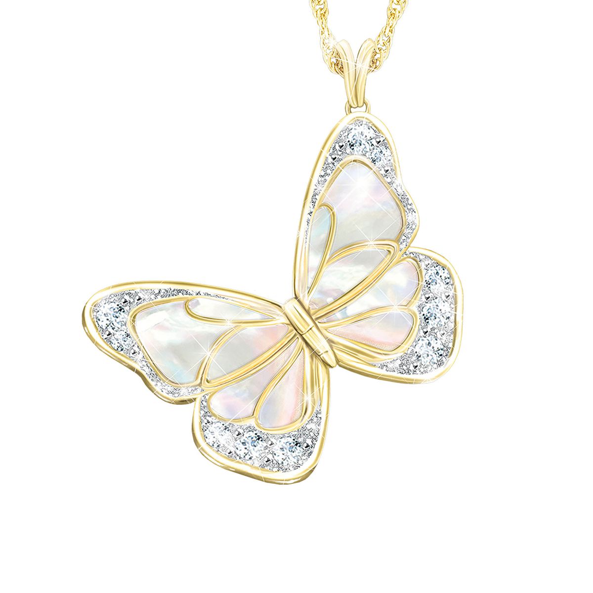 ‘Whispers From Heaven’ Butterfly Remembrance Pendant