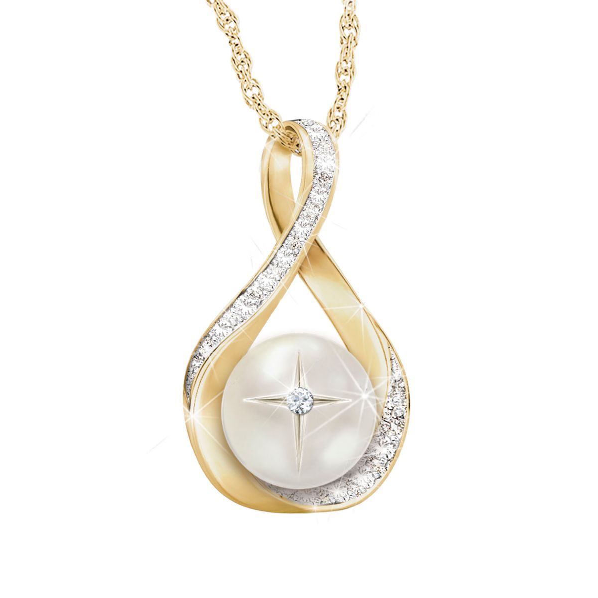 'God's Pearl Of Wisdom' Diamond Pendant