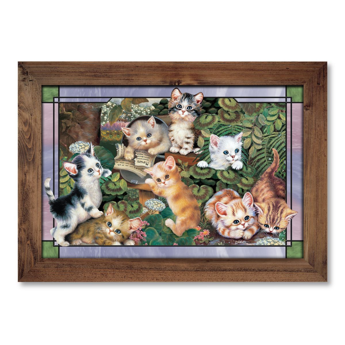 Jürgen Scholz "Kitten Adventures" Light Up Print