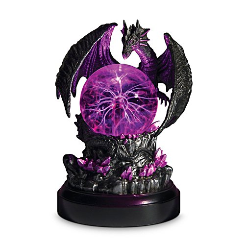 'Eternal Guardian' Dragon Plasma Ball Sculpture