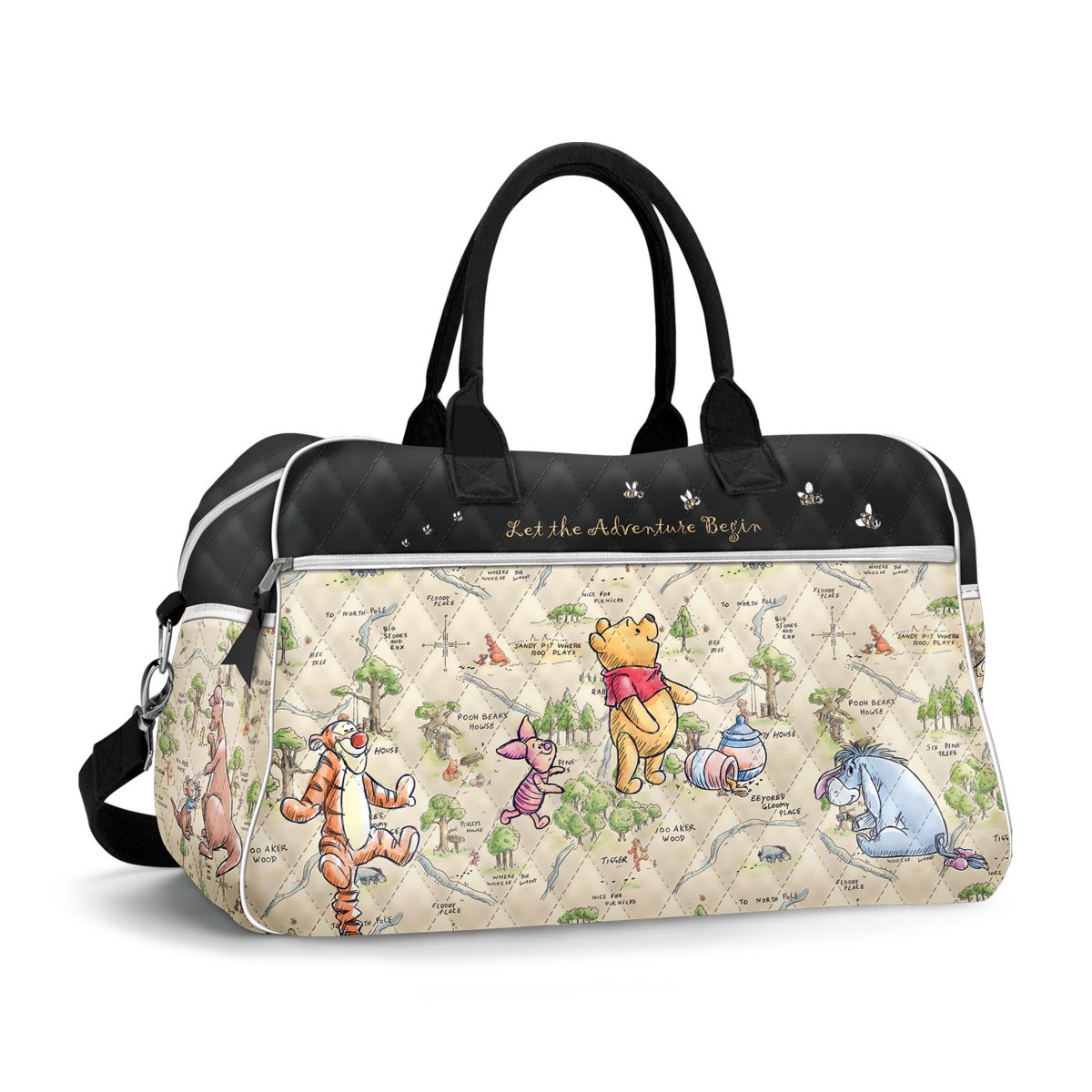 Disney Winnie The Pooh 'Let The Adventure Begin' Weekender Bag