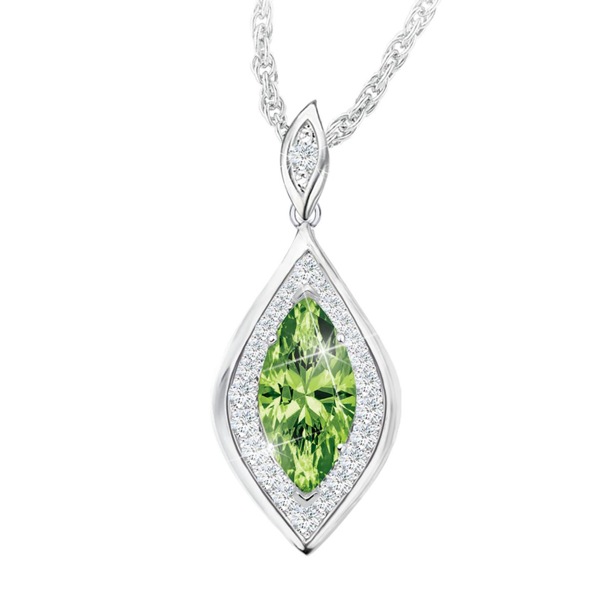 'Garden Opulence' Topaz & 1.2-CT Peridot Pendant
