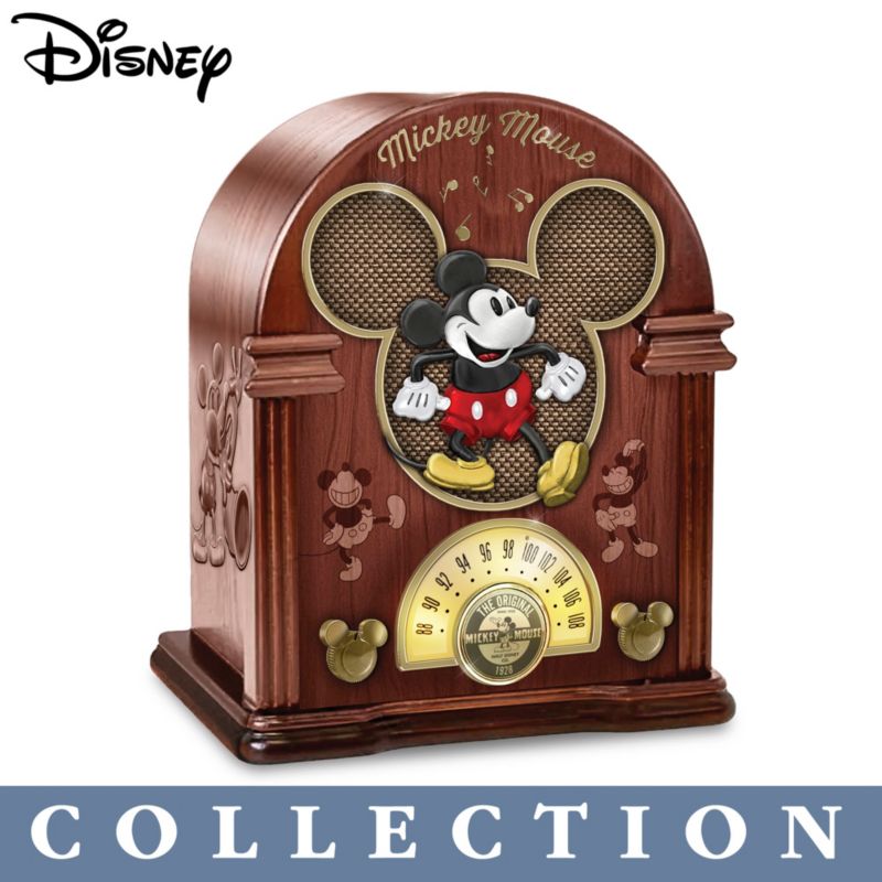 La radio rétro de Mickey – Collection de sculptures