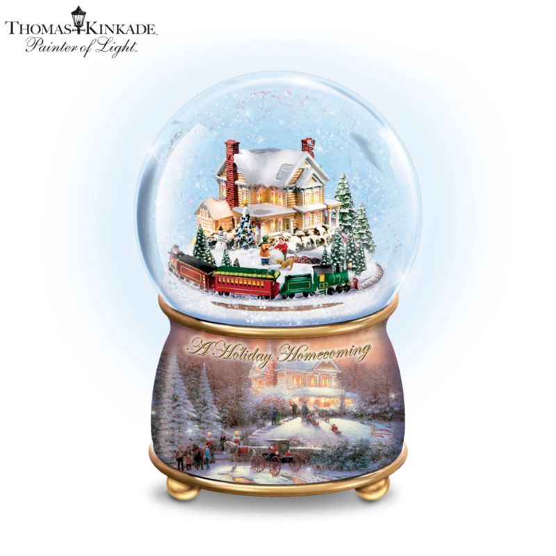 Thomas Kinkade 'Holiday Homecoming' Snowglobe