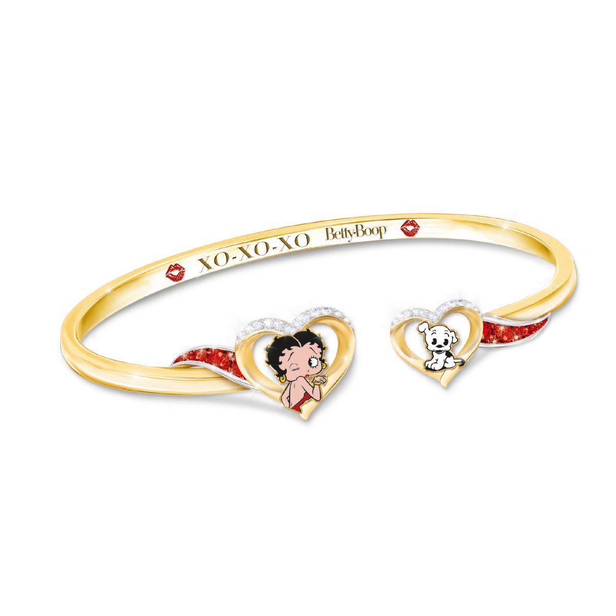 Betty Boop 'Sweet Kisses' Bangle Bracelet