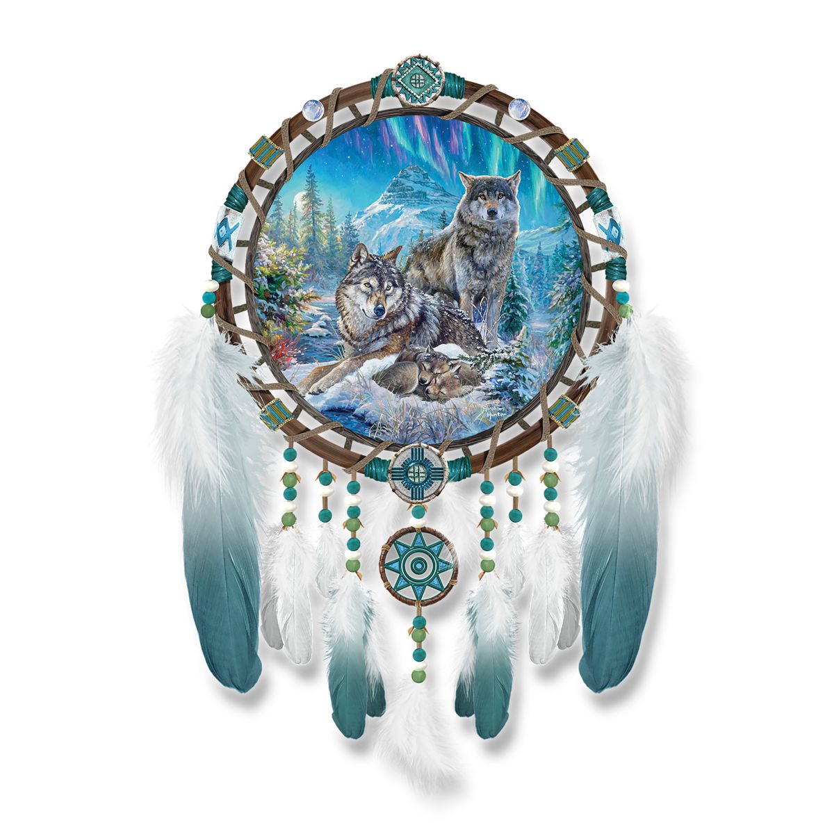 ‘Luminous Spirits’ Abraham Hunter Illuminated Dreamcatcher