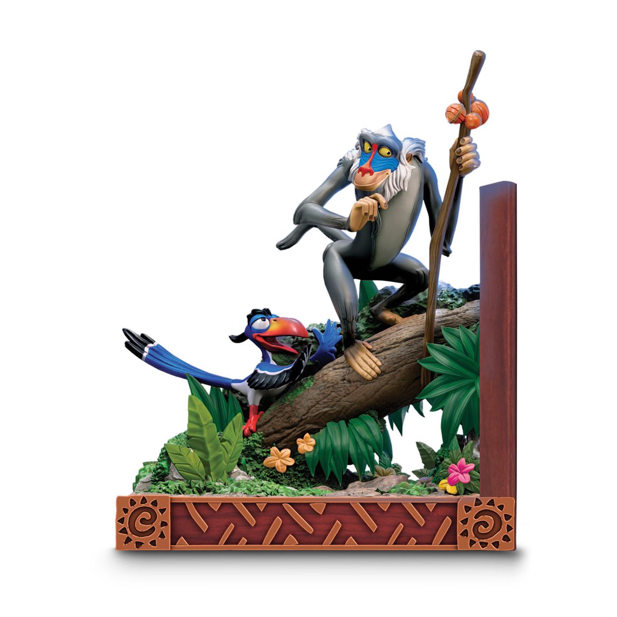 Disney The Lion King 30th Anniversary 'Zazu and Rafiki' Bookend
