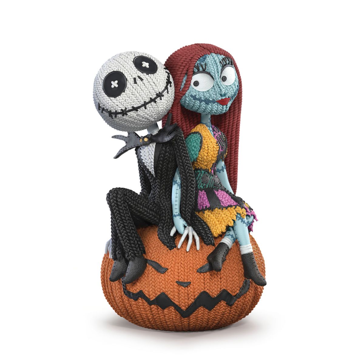 Disney Tim Burton's The Nightmare Before Christmas Jack and Sally Knitmare Figurine