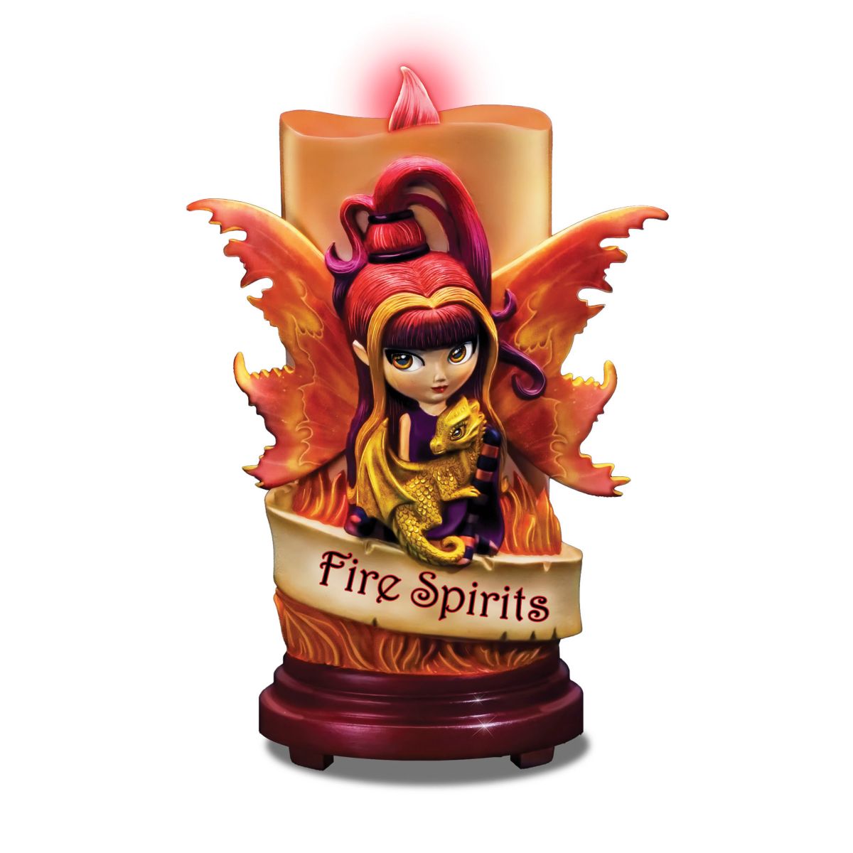 Jasmine Becket-Griffith 'Fire Spirits' Flameless Fairy Candle