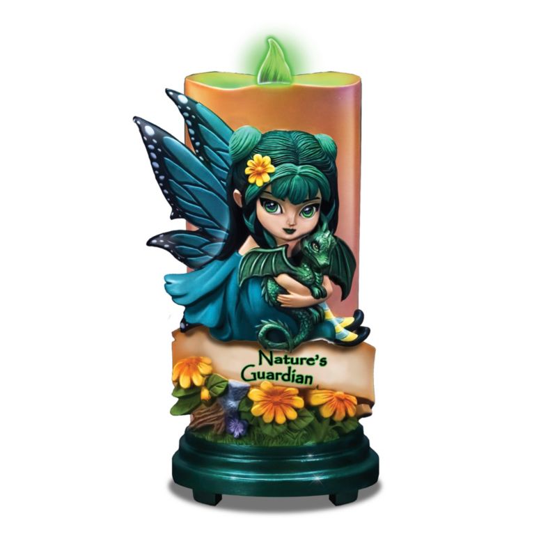 Jasmine Becket-Griffith 'Nature's Guardians' Flameless Fairy Candle