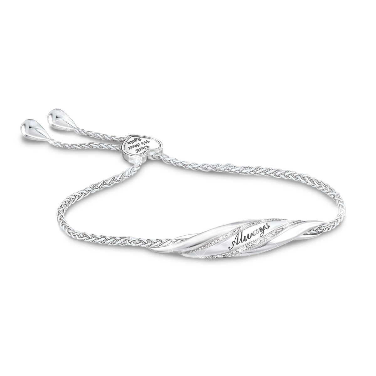 'Until We Meet Again' Diamond Bracelet