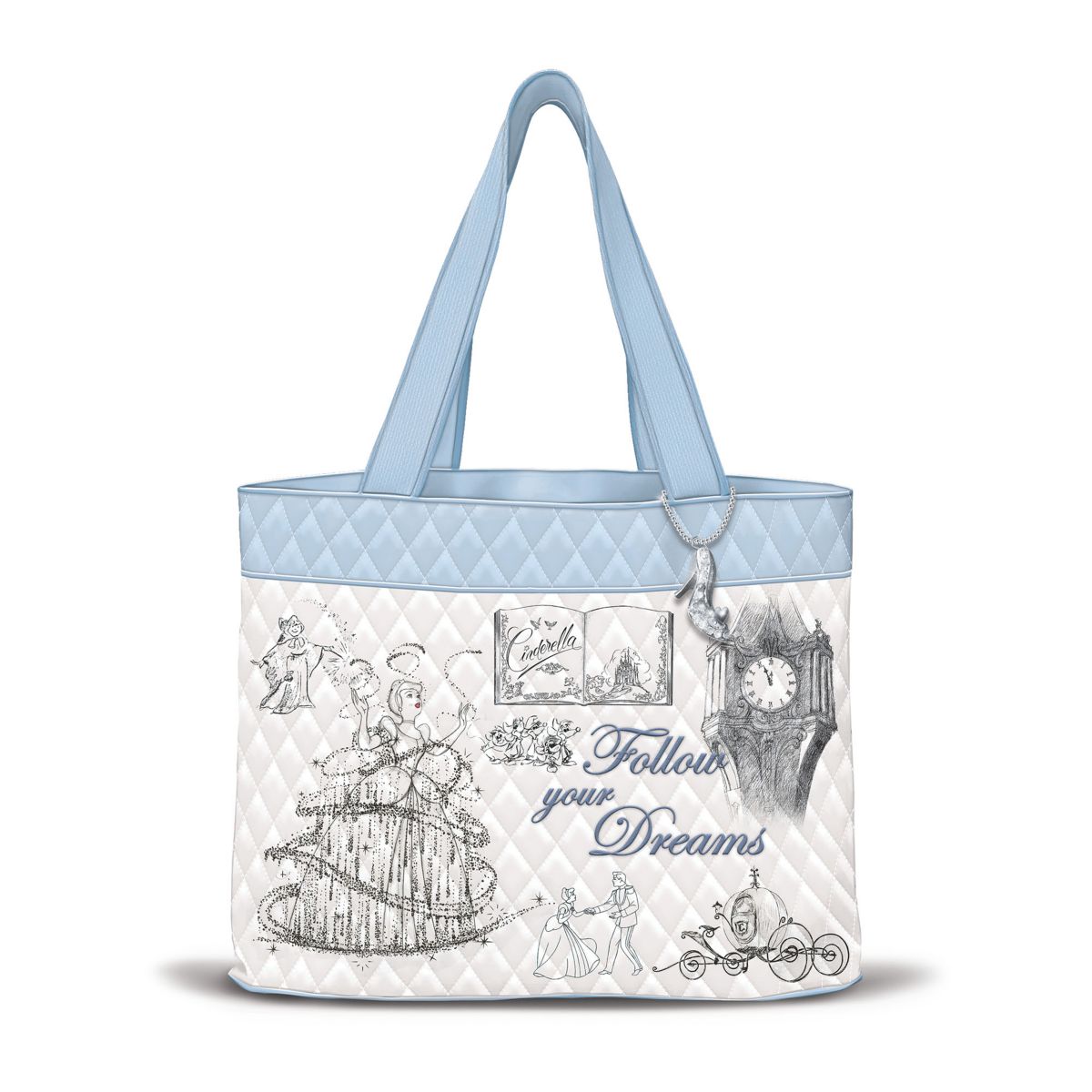 Disney Cinderella 75th Anniversary Quilted Tote Bag