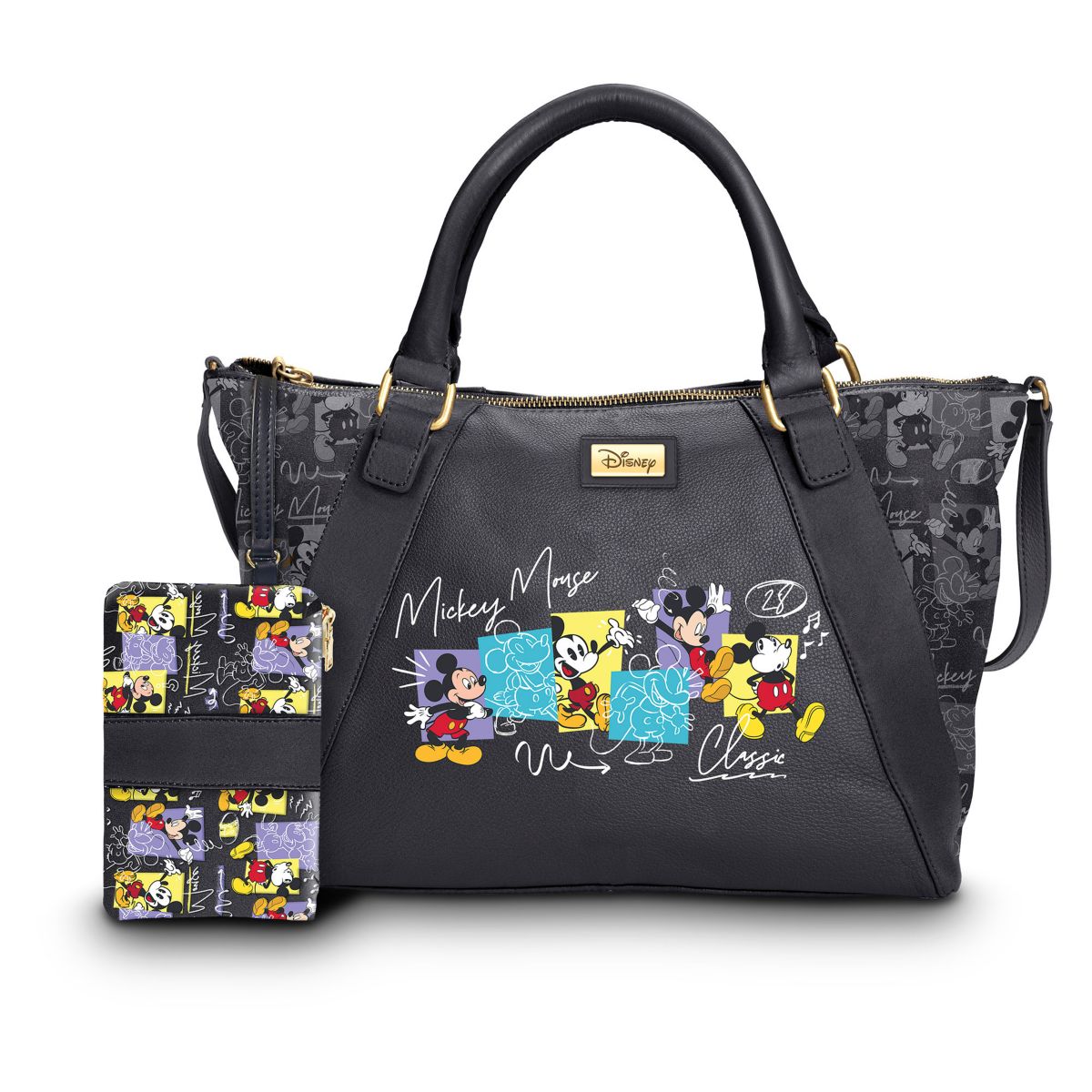 Disney Mickey Mouse Faux Leather Tote Bag
