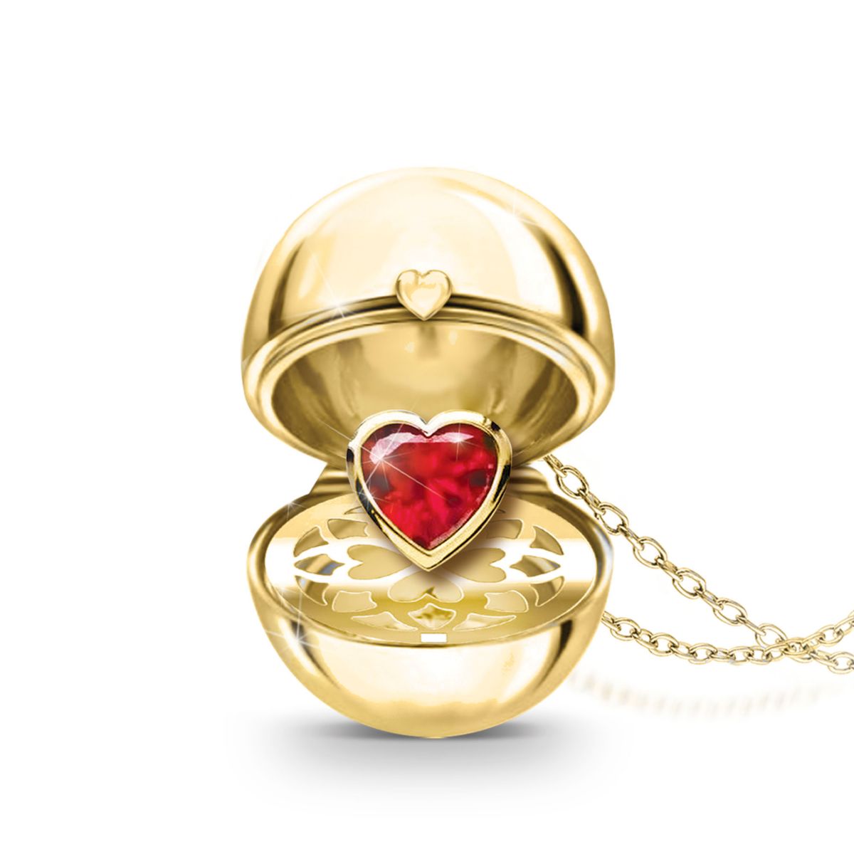 'My Heart, My World, My Sphere' pendant