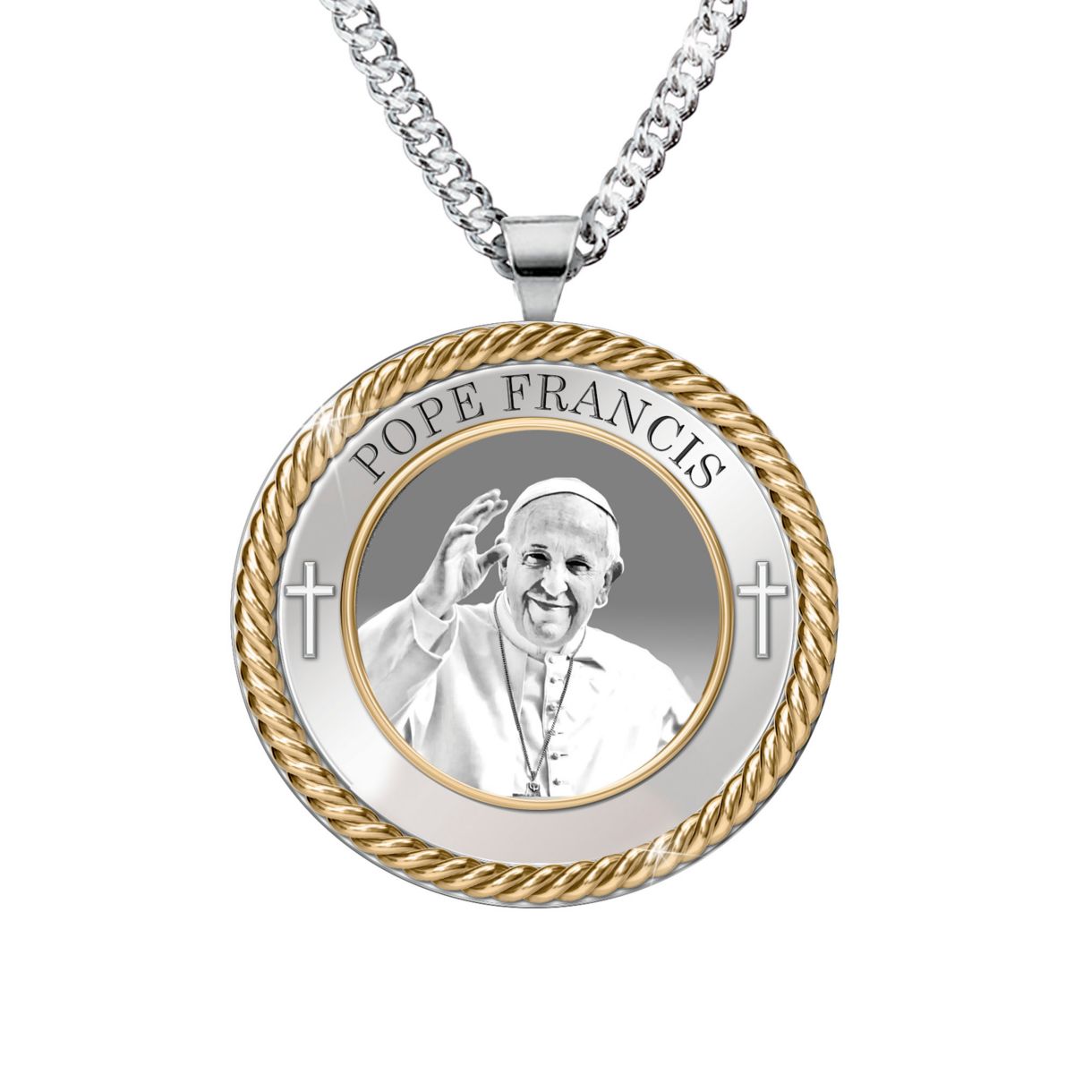 Pope Francis Memorial Pendant