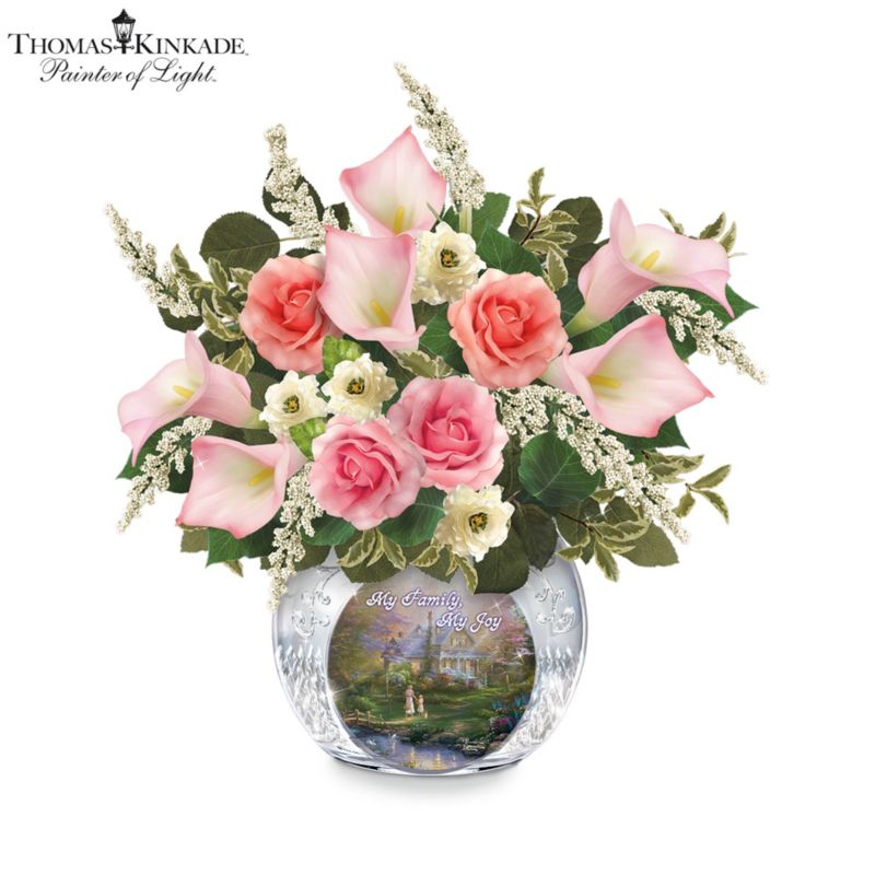 Thomas Kinkade Studios 'My Family, My Joy' Floral Centrepiece