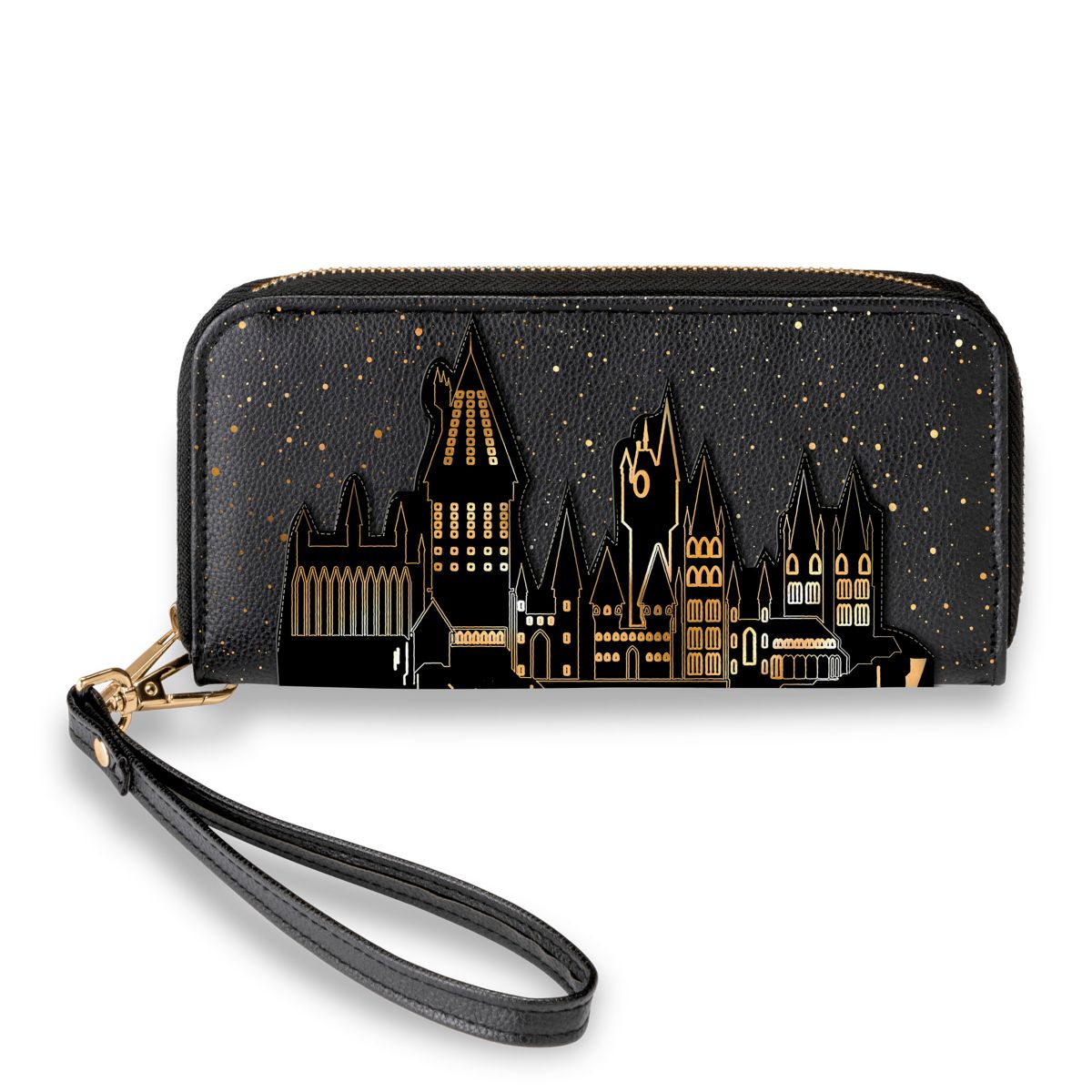 HARRY POTTER Hogwarts Zip Wallet with Removable Wristlet Strap