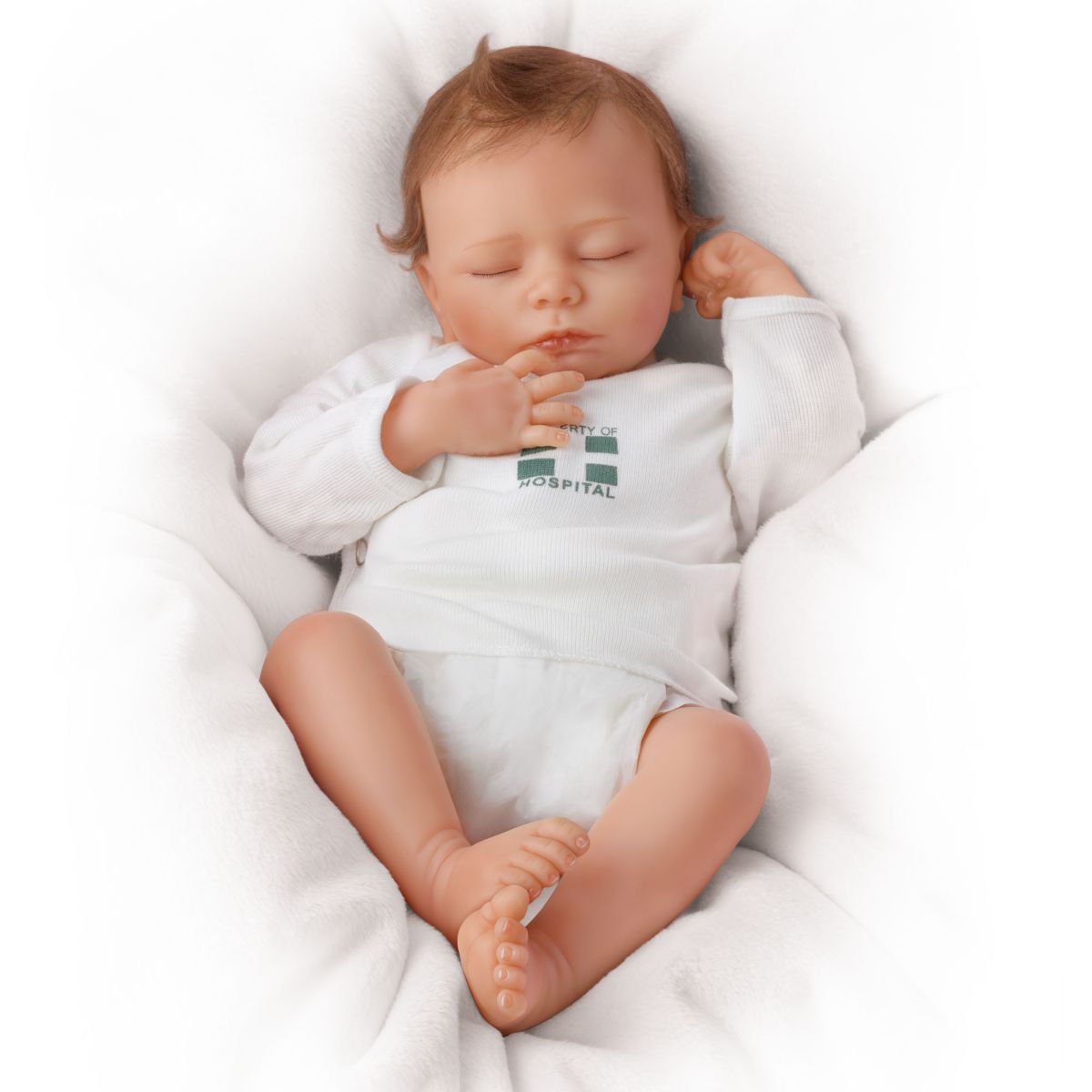 'Ashley' So Truly Real Touch-Activated Breathing Baby Girl Doll