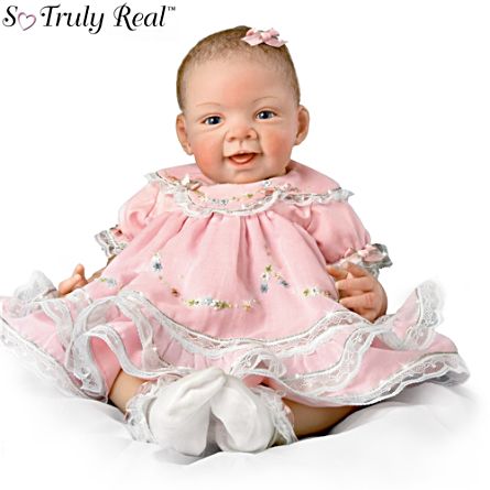 Lifelike Reborn So Truly Real® Vinyl 25th Anniversary Baby Girl Doll ...