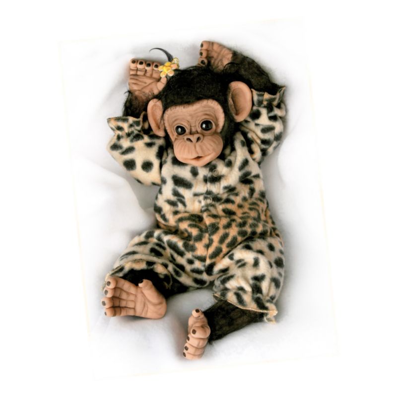 realistic chimpanzee doll